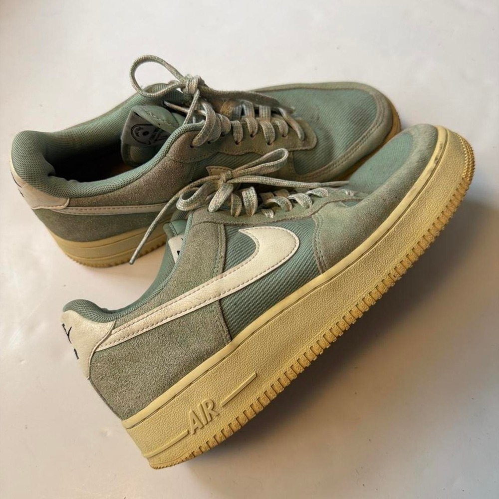 Nike Air Force 1 07 LV8 Certified Fresh Enamel Green DO9801-300 Mens 8 Womens 10